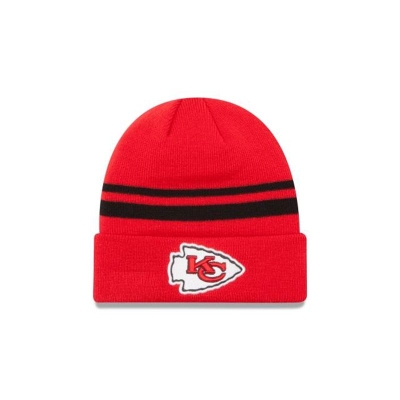 Sapca New Era Kansas City Chiefs NFL Cuff Knit Beanie - Rosii